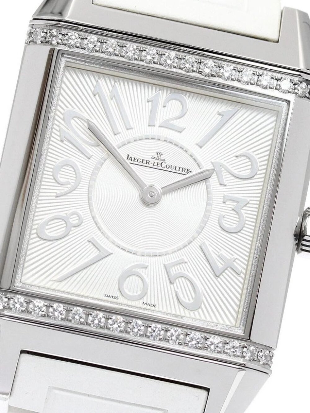 JAEGER-LECOULTRE Reverso Squadra Q7038720 Silver Dial Quartz Ladies Watch_950636